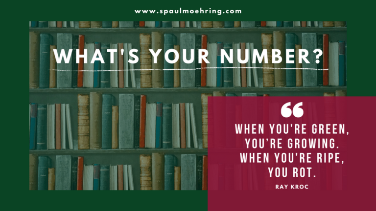 Read more about the article What’s Your Number?